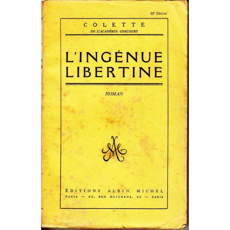L'ingénue libertine - Colette