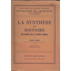 La synthèse en histoire - Henri Berr