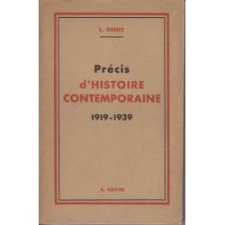 Précis d'histoire contemporaine 1919-1939 - L. Genet