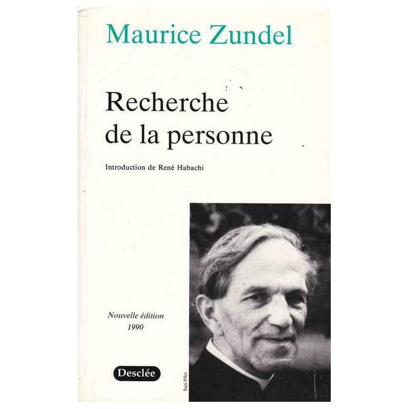 Recherche de la personne - Maurice Zundel