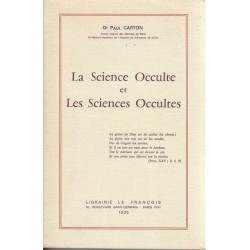 La Science occulte et les Sciences occultes - Dr Carton