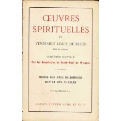 Oeuvres spirituelles - Vénérable Louis de Blois
