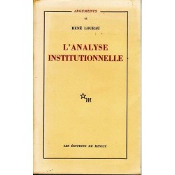 L'analyse institutionnelle - René Lourau