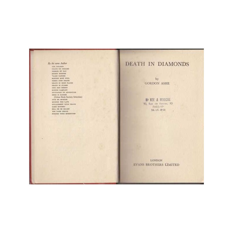 Death in diamonds- Gordon Ashe