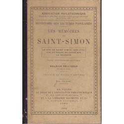 Les mémoires de Saint-Simon - Maurice Pellisson