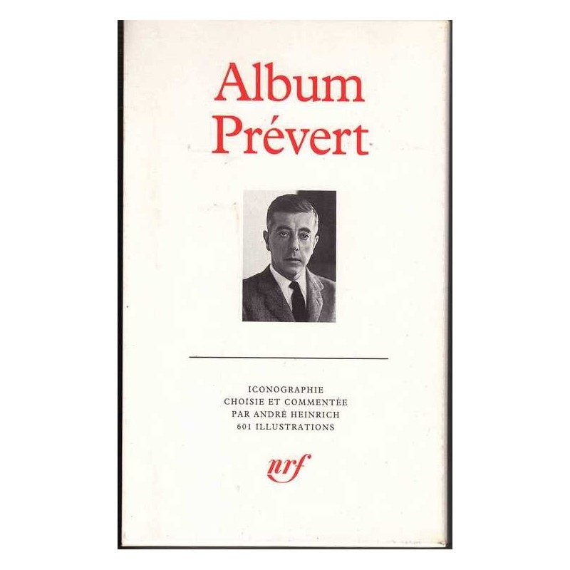 Album Prévert - Collection La Pléiade