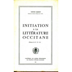 Initiation à la littérature occitane - Denise Imbert
