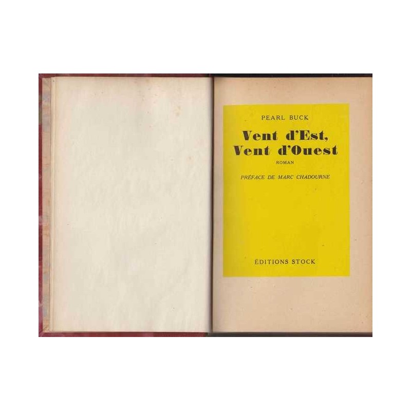 Vent d'Est, Vent d'Ouest - Pearl Buck