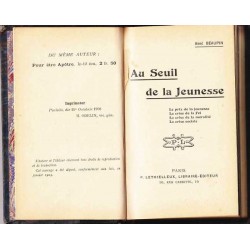 Au seuil de la Jeunesse - Abbé Beaupin