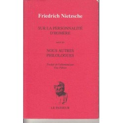 Sur la personnalité d'Homère - Friedrich Nietzsche