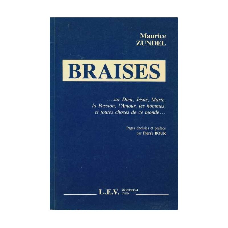 Braises - Maurice Zundel