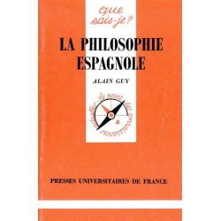 La philosophie espagnole - Alain Guy