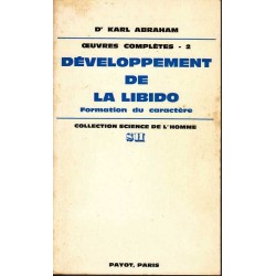 Développement de la libido - Dr Karl Abraham