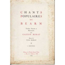 Chants populaires du Béarn - 3° recueil - Gaston Mirat