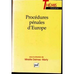 Procédures pénales d'Europe - M. Delmas-Marty (ss dir)
