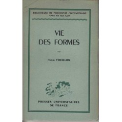 Vie des formes - Henri Focillon
