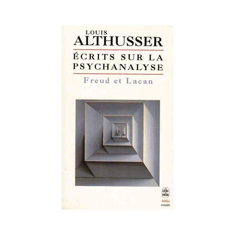 Ecrits sur la psychanalyse - Louis Althusser