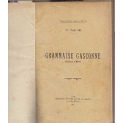 Grammaire gasconne - C. Daugé