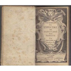 Paraphrase sur l'Epistre de...